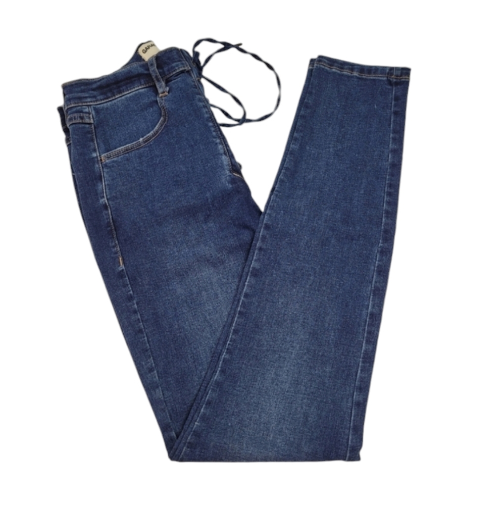 Garage Lace Up Stretch Skinny Jeans High Rise Size 7